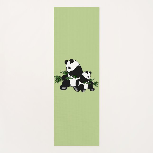 Growing Up Panda Yoga Mat (Front)