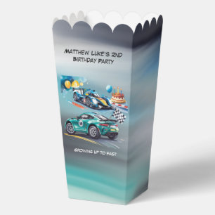 Growing Up To Fast Boy Birthday Party Favor Boxes