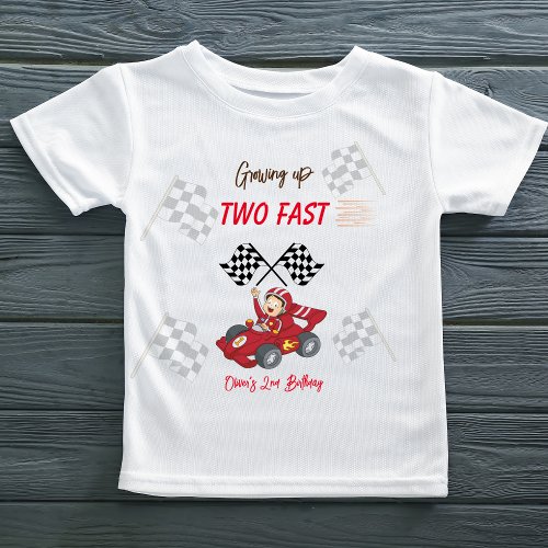 Growing up two fast 2nd Birthday  Baby T_Shirt