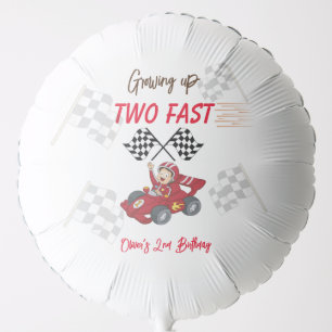Growing up two fast 2nd Birthday  Balloon