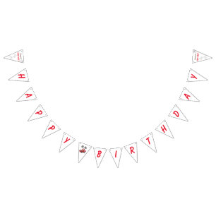 Growing up two fast 2nd Birthday Bunting Flags