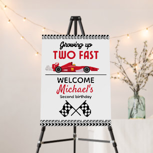 Growing Up Two Fast Race Car Boy 2nd Foam Boards