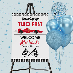 Growing Up Two Fast Race Car Boy 2nd Foam Boards