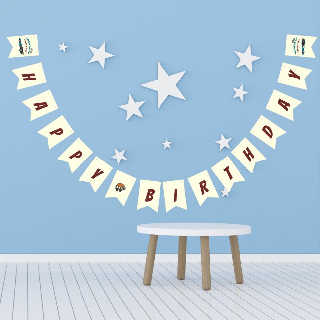 Growing Up Two Fast Retro Race Car Second Birthday Bunting Flags (Creator Uploaded)