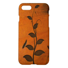 Growing Vine on Faux Baltic Pine Wood Zazzle iPhone 8/7 Case