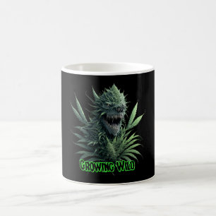 “Growing wild” cool weed plant design for print Coffee Mug