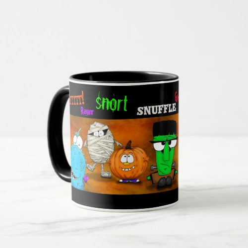 Growl Snort Grrrrrr Monster Mug