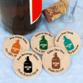Growler Drink Token Wooden Nickels (Front)