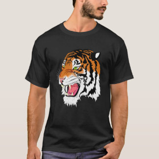 Growling Mouth Open Bengal Tiger 2022 1 T-Shirt