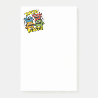 Growly Data Beastie Post-it® Notes