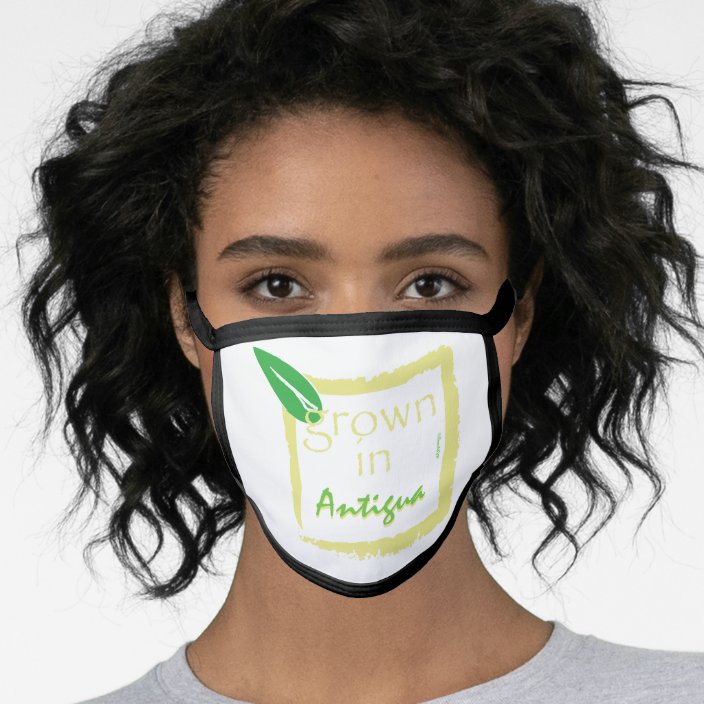 Grown in Antigua Cloth Face Mask