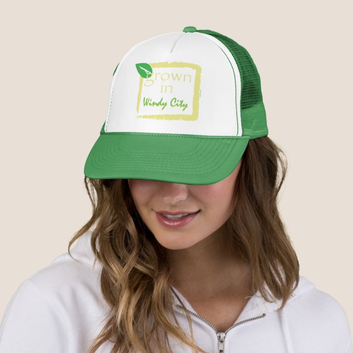 Grown in Windy City Mesh Hat