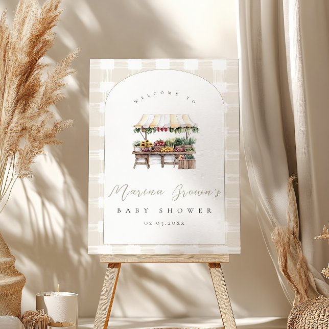 Grown with Love Market baby shower Foam Board (Creator Uploaded)