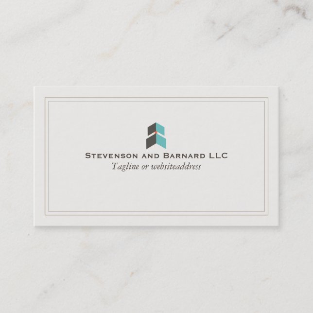 Growth Arrow Professional Logo Business Card (Front)