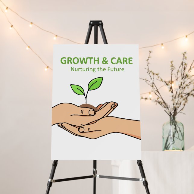 Growth & Care | Nurturing the Future Inspirational Foam Board (In Situ (Stand))