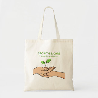 Growth & Care | Nurturing the Future Inspirational Tote Bag