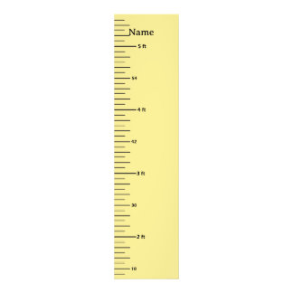 Growth Chart Add Child's Name and Add Clip Art Photo Print