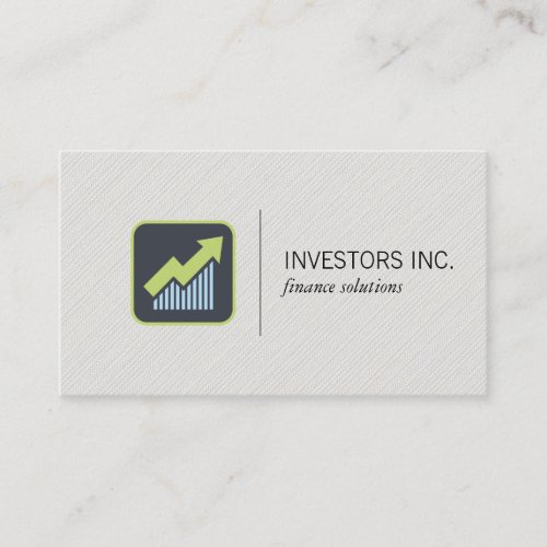 Growth Icon  Investments Business Card