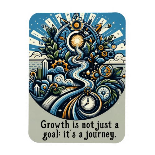 Growth is a Journey Magnet