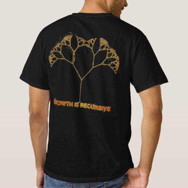 GROWTH_IS_RECURSIVE T-Shirt (Back)