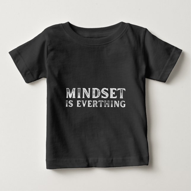 Growth Mindset Entrepreneur Teacher Fitness Motiva Baby T-Shirt (Front)