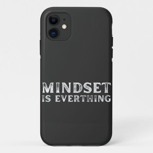 Growth Mindset Entrepreneur Teacher Fitness Motiva iPhone 11 Case