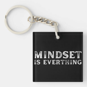 Growth Mindset Entrepreneur Teacher Fitness Motiva Keychain