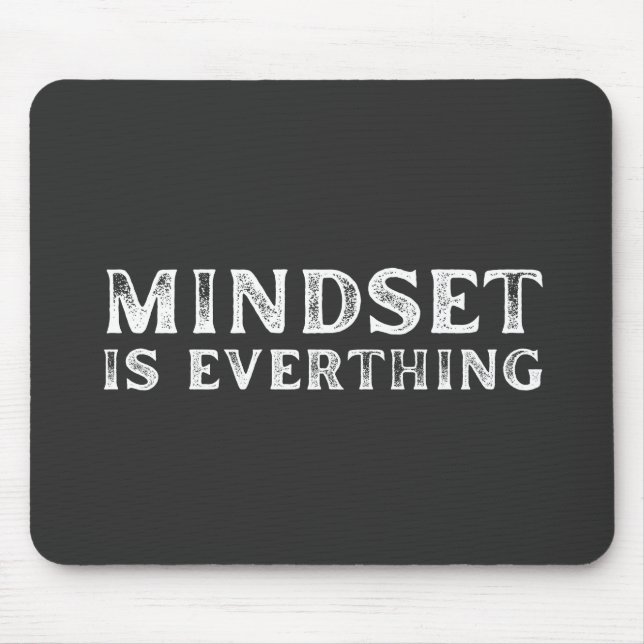 Growth Mindset Entrepreneur Teacher Fitness Motiva Mouse Pad (Front)