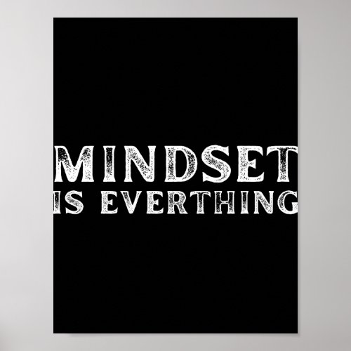 Growth Mindset Entrepreneur Teacher Fitness Motiva Poster