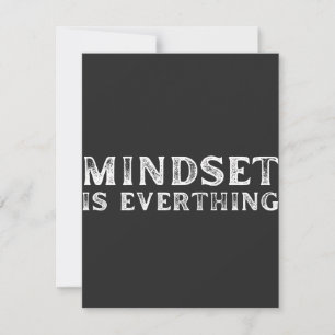 Growth Mindset Entrepreneur Teacher Fitness Motiva Thank You Card