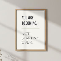 Growth Mindset Wall Art. Inspirational Quote