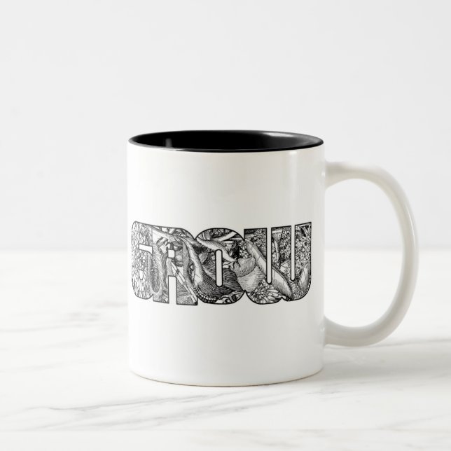 Growvisuals - grow bird letter mug (Right)