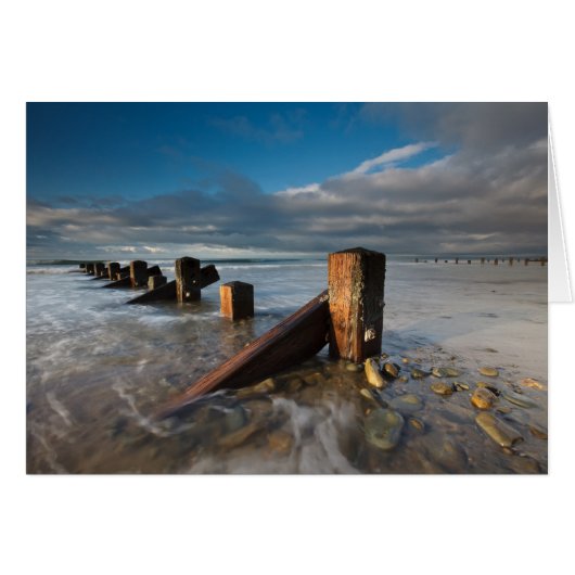 Groynes Barmouth Beach Cards (Front Horizontal)