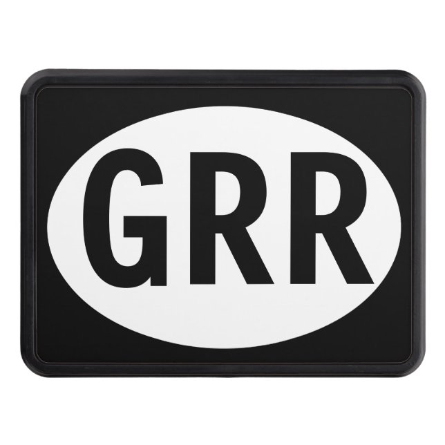 GRR Monogram Create Your Own Customize This! Hitch Cover (Front)