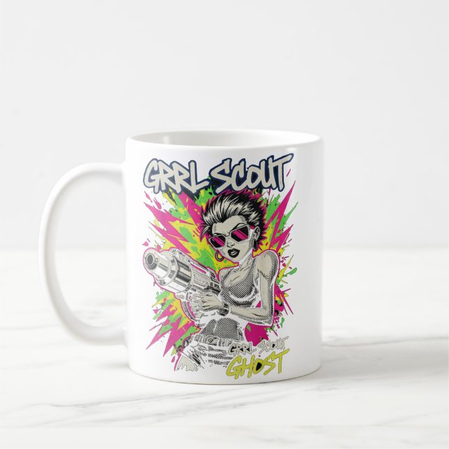 GRRL Scout Ghost  Coffee Mug (Left)