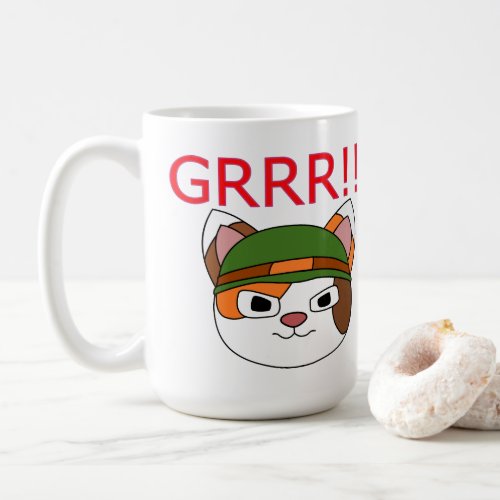 Grrr Emoji Coffee Mug