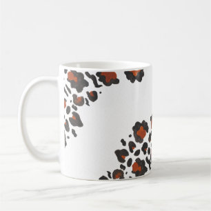 Grrr Wild Animal Print Oversized Chevron Mug