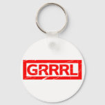 Grrrl Stamp Keychain