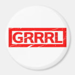 Grrrl Stamp Magnet