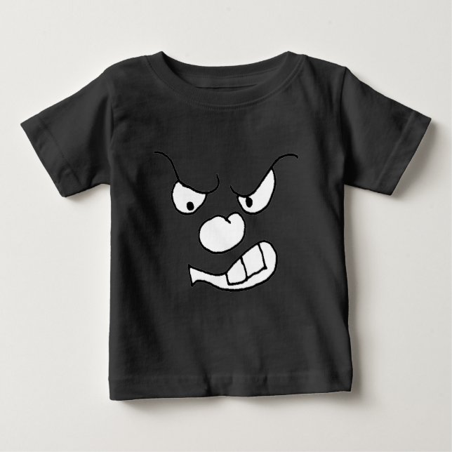 Grrrrrrrrrr Face Baby T-Shirt (Front)