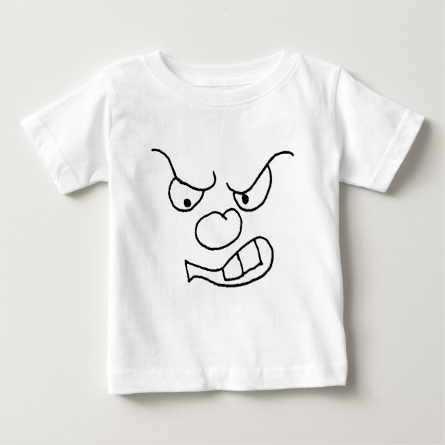 Grrrrrrrrrr Face Baby T-Shirt (Front)