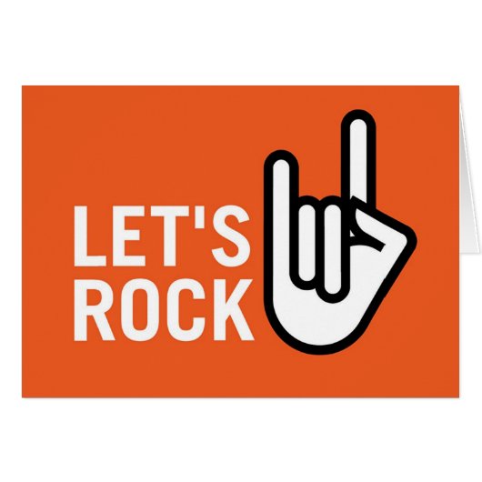 Grtz.net: Hands up, let's rock! Cards (Front Horizontal)