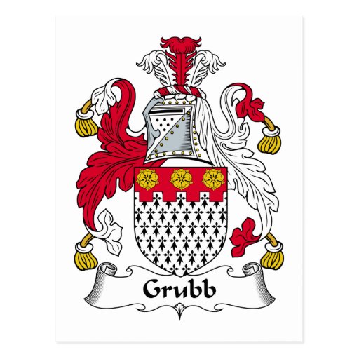 Grubb Family Crest Postcard | Zazzle