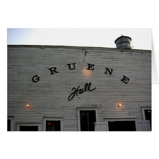 Gruene Hall Cards (Front Horizontal)
