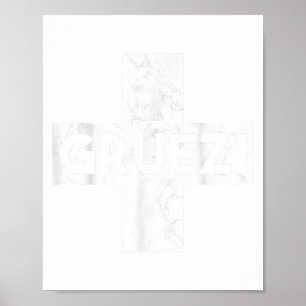 Grüessech Swiss Saying Grüezi Schweiz  Poster