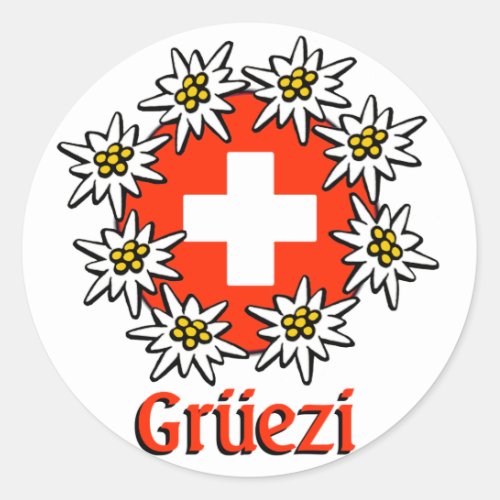 Gruezi Sticker