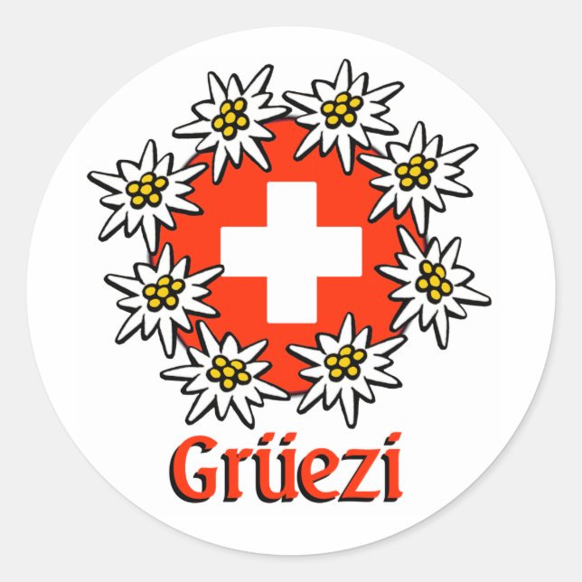 Gruezi Sticker (Front)