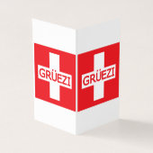 Gruezi Switzerland Flag (Outside)