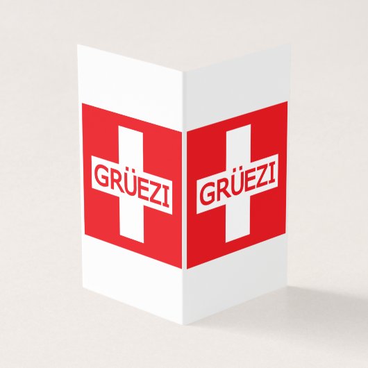 Gruezi Switzerland Flag (Outside)