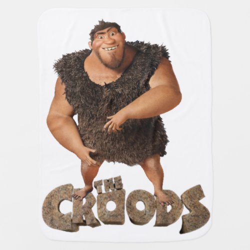 Grug from The Croods movie Baby Blanket